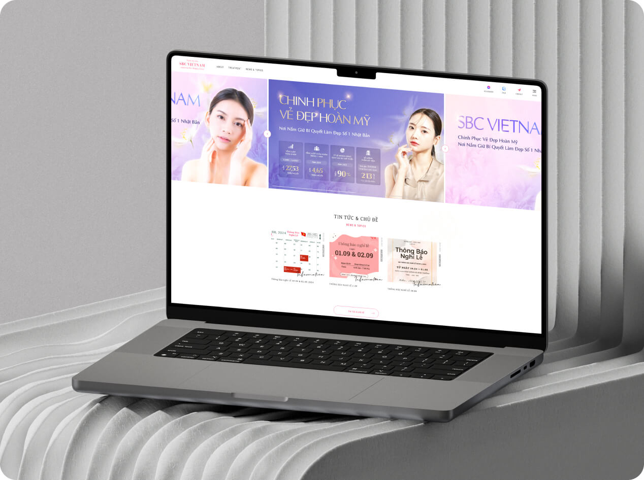 Dịch vụ thiết kế website dịch vụ từ công ty Alive Vietnam