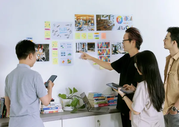 チームミーティングの様子