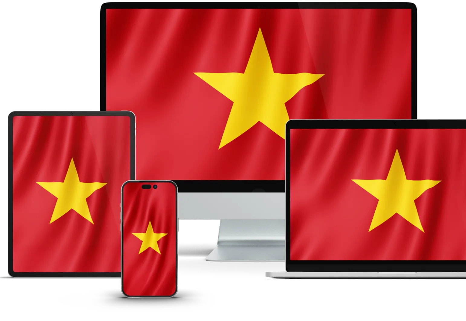 PC・タブレット・スマートフォンでのWebサイト表示イメージ