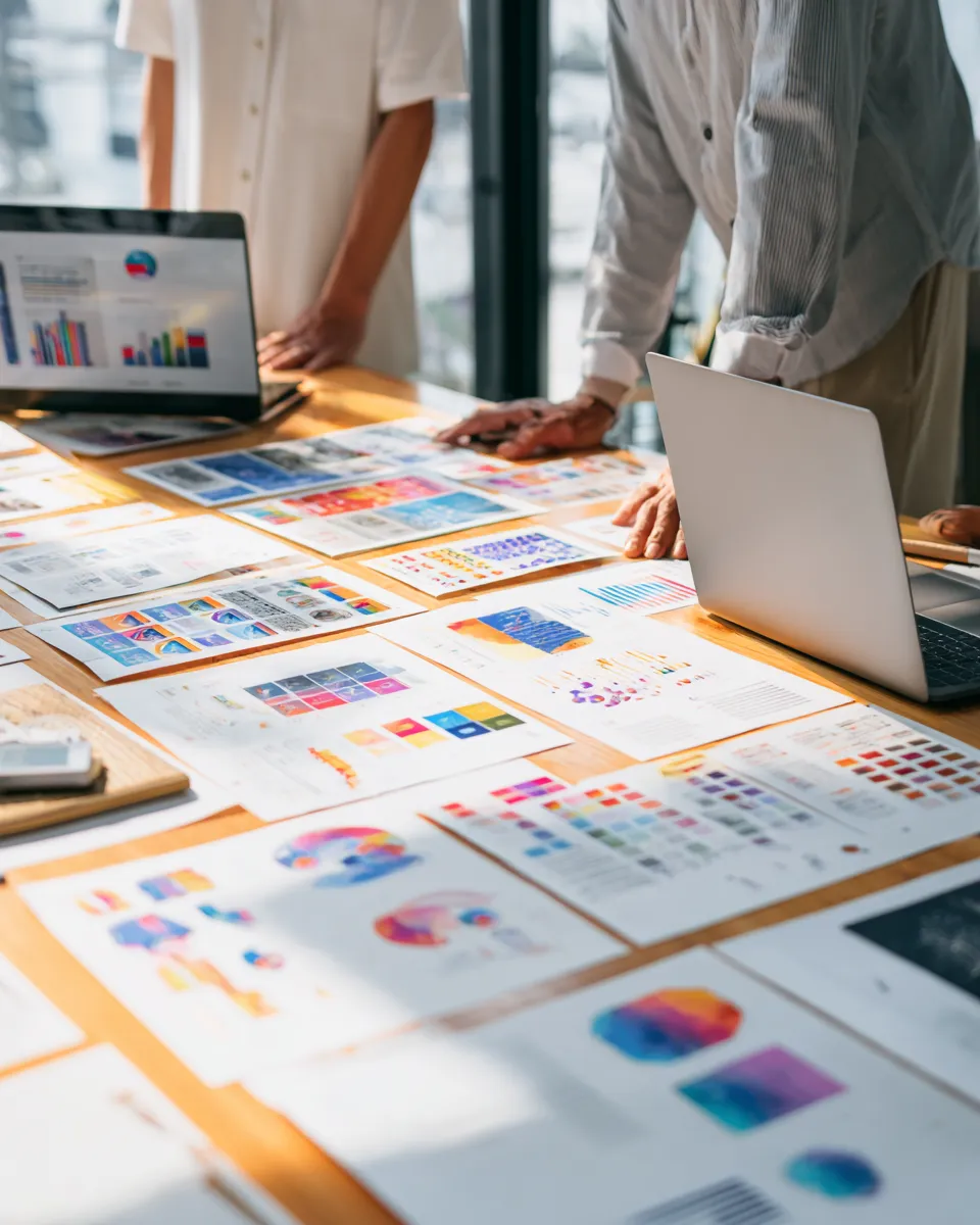 日本品質のマーケティング戦略資料とデザイン制作物